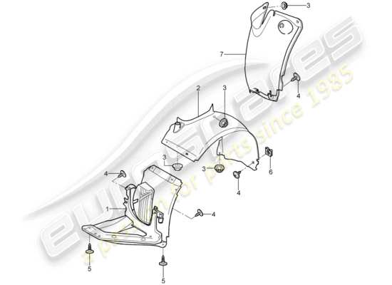 a part diagram from the Porsche 997 Gen. 2 parts catalogue