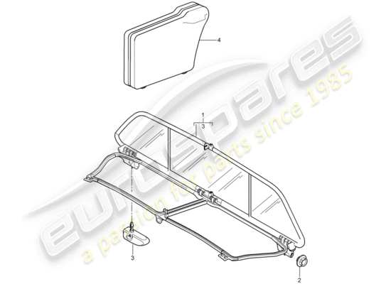 a part diagram from the Porsche 997 Gen. 2 parts catalogue