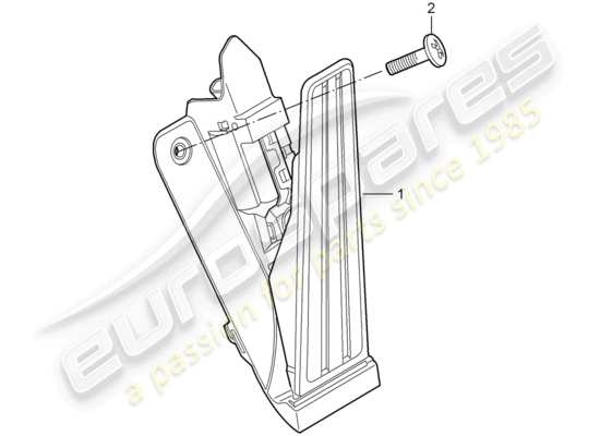 a part diagram from the Porsche 997 GT3 parts catalogue