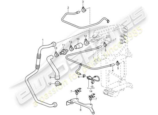 a part diagram from the Porsche 997 GT3 (2008) parts catalogue