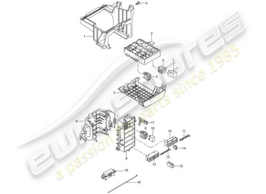 a part diagram from the Porsche 997 GT3 parts catalogue