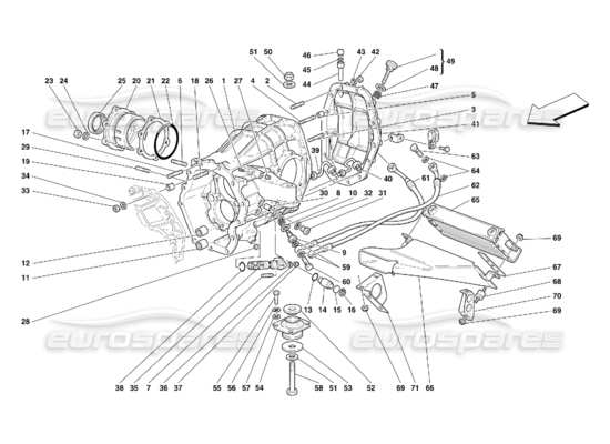 a part diagram from the Ferrari 456 GT/GTA parts catalogue