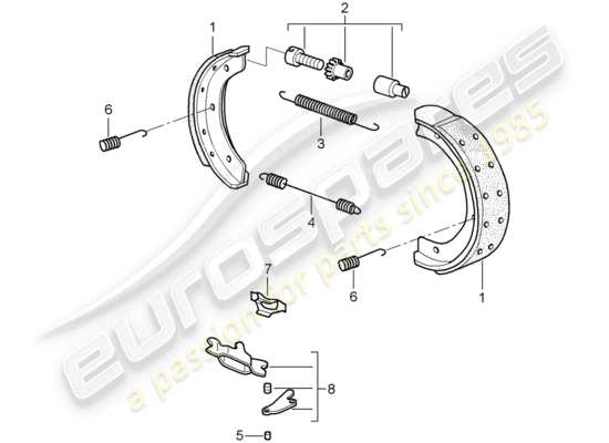 a part diagram from the Porsche 997 GT3 parts catalogue