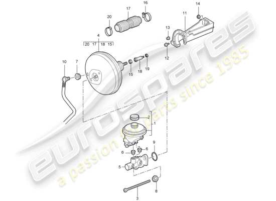 a part diagram from the Porsche 997 GT3 (2009) parts catalogue