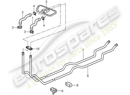 a part diagram from the Porsche 997 GT3 (2009) parts catalogue