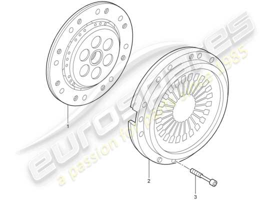 a part diagram from the Porsche 997 GT3 parts catalogue