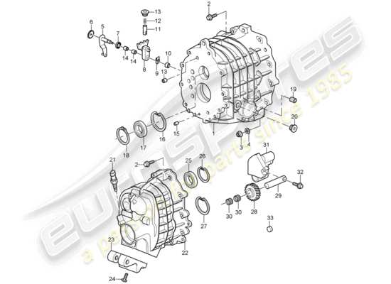 a part diagram from the Porsche 997 GT3 (2010) parts catalogue