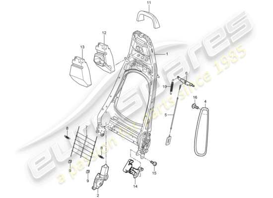 a part diagram from the Porsche 997 GT3 (2010) parts catalogue