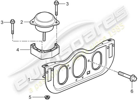 a part diagram from the Porsche 997 T/GT2 (2007) parts catalogue