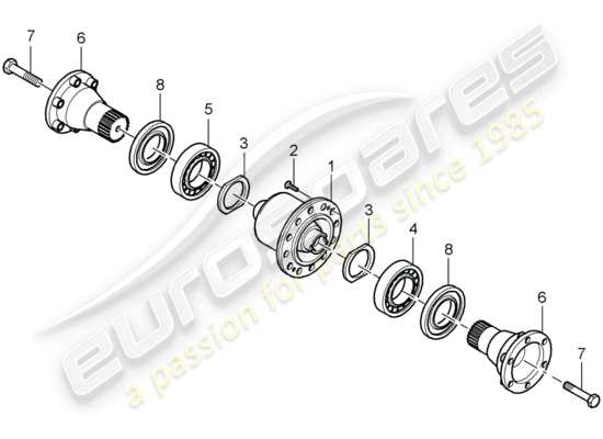 a part diagram from the Porsche 997 T/GT2 (2007) parts catalogue