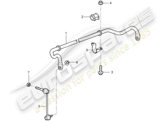 a part diagram from the Porsche 997 T/GT2 parts catalogue