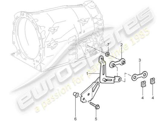 a part diagram from the Porsche 997 T/GT2 parts catalogue