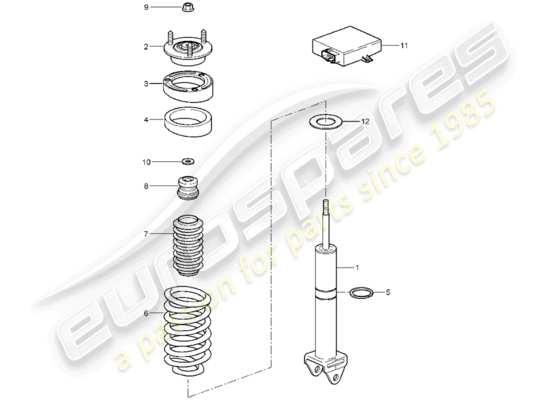 a part diagram from the Porsche 997 T/GT2 parts catalogue