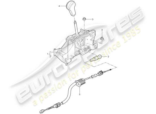 a part diagram from the Porsche 997 T/GT2 parts catalogue