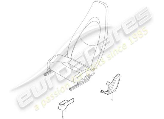 a part diagram from the Porsche 997 T/GT2 (2009) parts catalogue