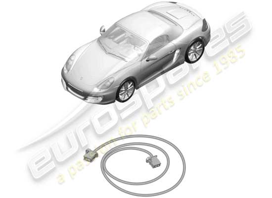 a part diagram from the Porsche Boxster 981 parts catalogue