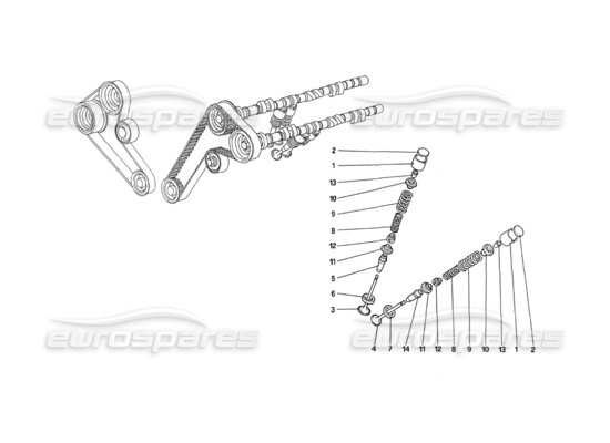 a part diagram from the Ferrari 288 parts catalogue