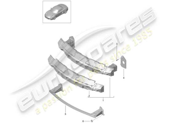 a part diagram from the Porsche Boxster 981 parts catalogue