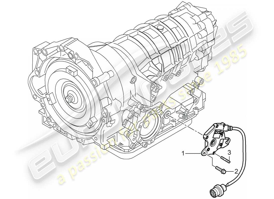 Porsche Boxster 987 (2005) tiptronic Part Diagram