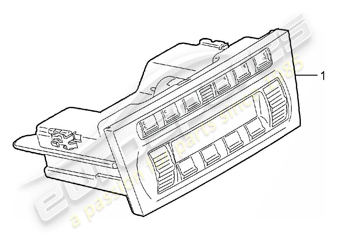 Porsche Boxster 987 (2005) CONTROL SWITCH Part Diagram