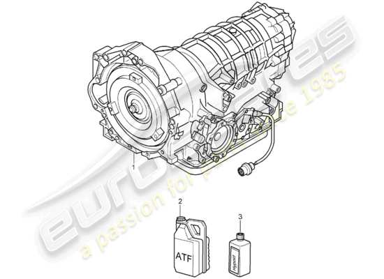 a part diagram from the Porsche Boxster 987 parts catalogue