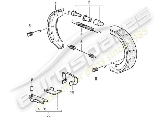 a part diagram from the Porsche Boxster 987 parts catalogue