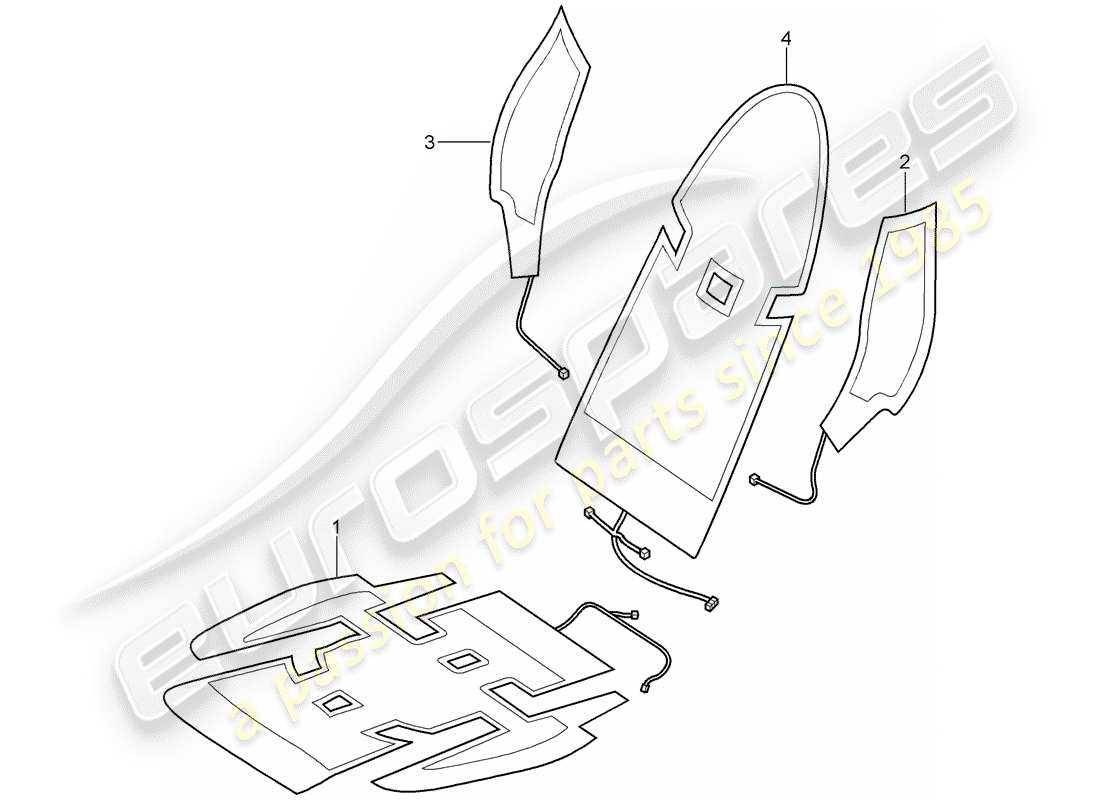 Porsche Boxster 987 (2006) HEATER Part Diagram