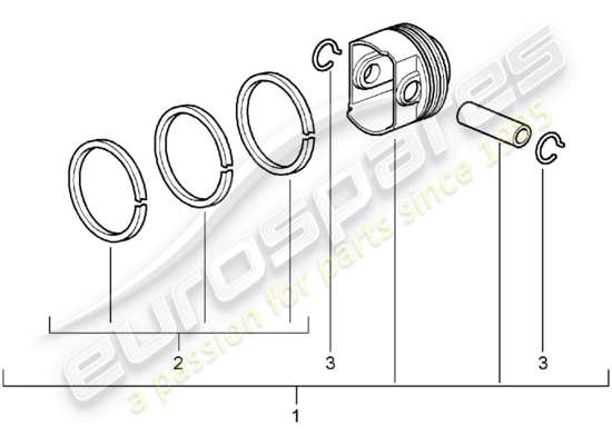 a part diagram from the Porsche Boxster 987 parts catalogue