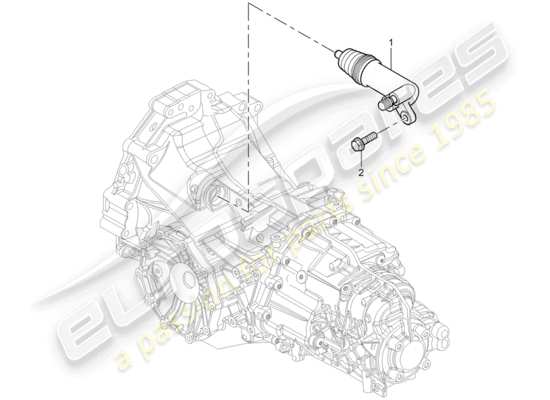 a part diagram from the Porsche Boxster 987 parts catalogue