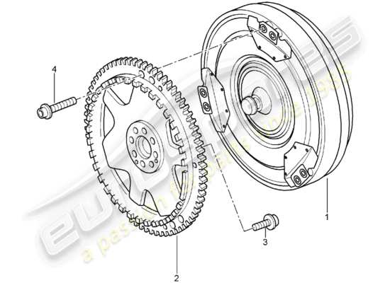 a part diagram from the Porsche Boxster 987 parts catalogue