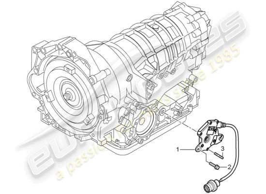 a part diagram from the Porsche Boxster 987 parts catalogue