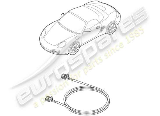 a part diagram from the Porsche Boxster 987 parts catalogue