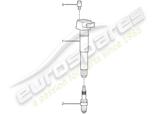 a part diagram from the Porsche Boxster 987 parts catalogue