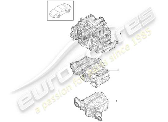 a part diagram from the Porsche Boxster 987 parts catalogue