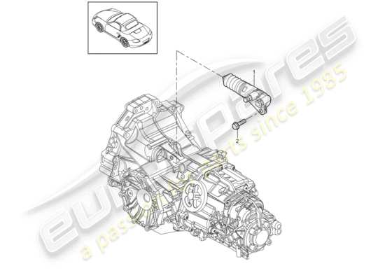 a part diagram from the Porsche Boxster 987 parts catalogue