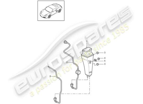 a part diagram from the Porsche Boxster 987 (2012) parts catalogue