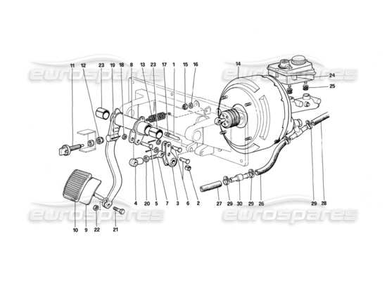 a part diagram from the Ferrari 412 parts catalogue