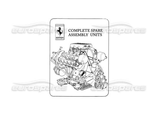 a part diagram from the Ferrari 412 parts catalogue