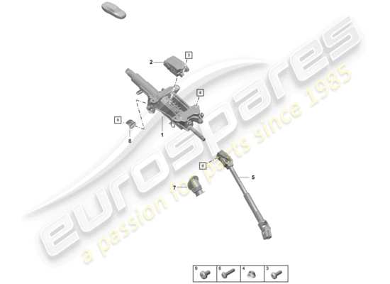 a part diagram from the Porsche Boxster Spyder parts catalogue