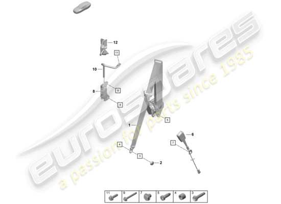 a part diagram from the Porsche Boxster Spyder parts catalogue