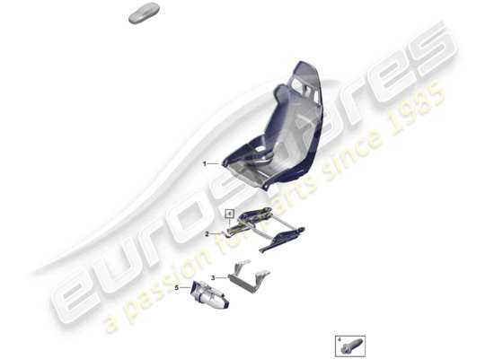 a part diagram from the Porsche Boxster Spyder parts catalogue