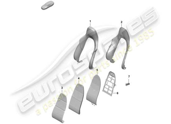 a part diagram from the Porsche Boxster Spyder parts catalogue