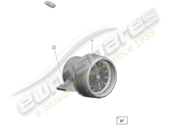 a part diagram from the Porsche Boxster Spyder parts catalogue