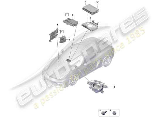 a part diagram from the Porsche Boxster Spyder parts catalogue