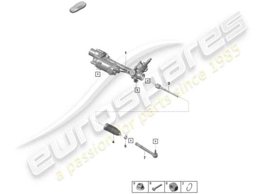 a part diagram from the Porsche Boxster Spyder parts catalogue