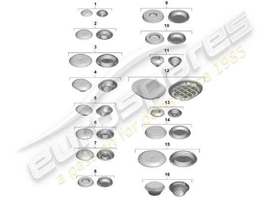 a part diagram from the Porsche Boxster Spyder parts catalogue