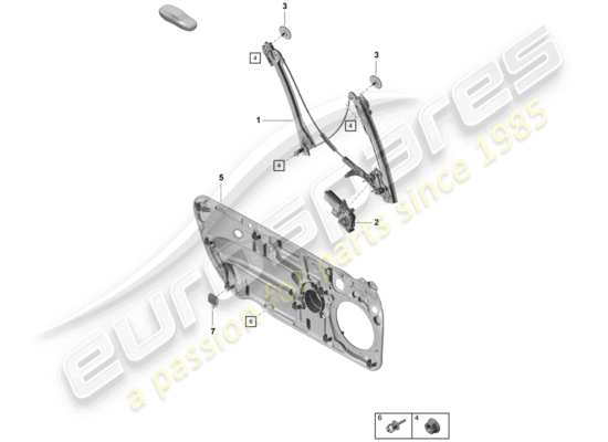 a part diagram from the Porsche Boxster Spyder parts catalogue