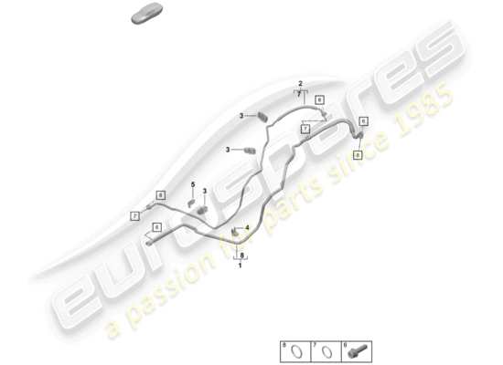 a part diagram from the Porsche Boxster Spyder parts catalogue