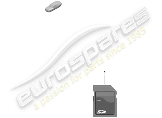 a part diagram from the Porsche Boxster Spyder parts catalogue