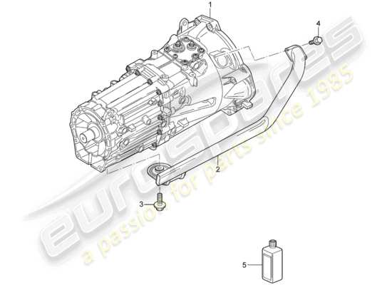 a part diagram from the Porsche Cayenne (2004) parts catalogue